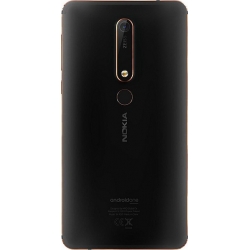 Nokia 6.1 Rear Housing Panel Battery Door Module - Black
