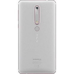 Nokia 6.1 Rear Housing Panel Battery Door Module - White