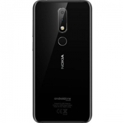 Nokia 6.1 Plus Rear Housing Panel Battery Door Module Black