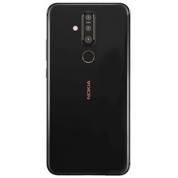 Nokia X71 Rear Housing Panel Battery Door Module - Black