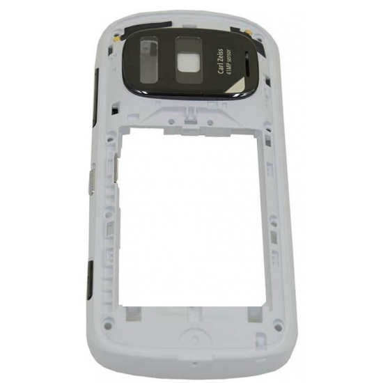 Nokia 808 PureView Middle Frame Housing Panel White - Cellspare
