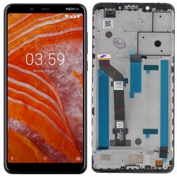 Nokia 3.1 Plus LCD Screen With Frame Module - Black