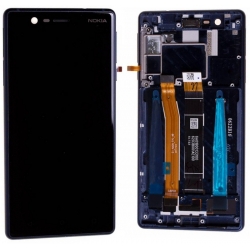 Nokia 3 LCD Screen With Front Housing Module - Black