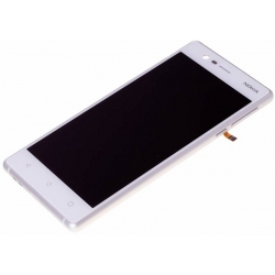 Nokia 3 LCD Screen With Front Housing Module - White