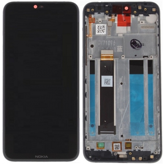 Nokia 6.1 Plus LCD Screen With Frame Module - Black