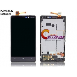 Nokia Lumia 820 LCD Screen With Digitizer Module - Black