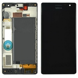 Nokia Lumia 730 LCD Screen With Digitizer Module - Black