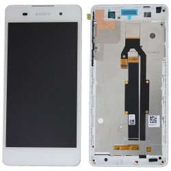 Sony Xperia E5 LCD Screen With Frame Module - White