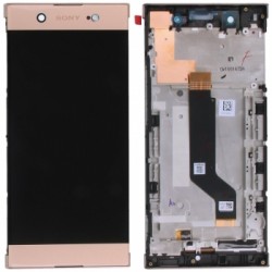 Sony Xperia XA1 Ultra LCD Screen With Digitizer With Frame - Pink