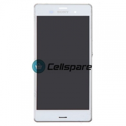 Sony Xperia Z3 LCD Screen With Front Housing Module - White