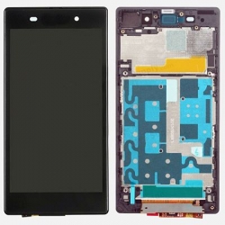Sony Xperia Z1 L39h LCD Screen With Front Housing Module - Purple