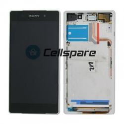 Sony Xperia Z2 LCD Screen With Front Housing Module - White