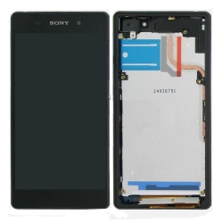 Sony Xperia Z2 LCD Screen With Front Housing Module - Black