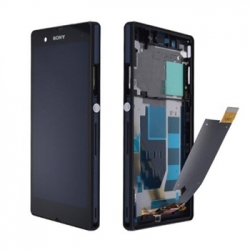 Sony Xperia Z L36h LCD Screen With Front Housing Module - Black