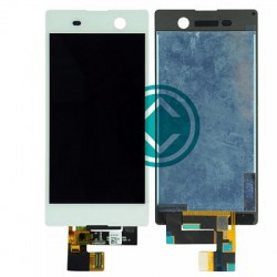 Sony Xperia M5 Dual LCD Screen With Digitizer Module - White
